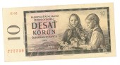 Bankovka ČSSR 10 líc 1960